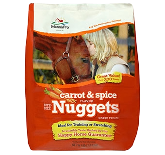 Manna Pro Carrot & Spice Nuggets Horse Treats