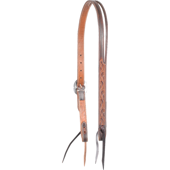Martin Ranahan Series Split Ear Weather Antiqued Tooled Headstall