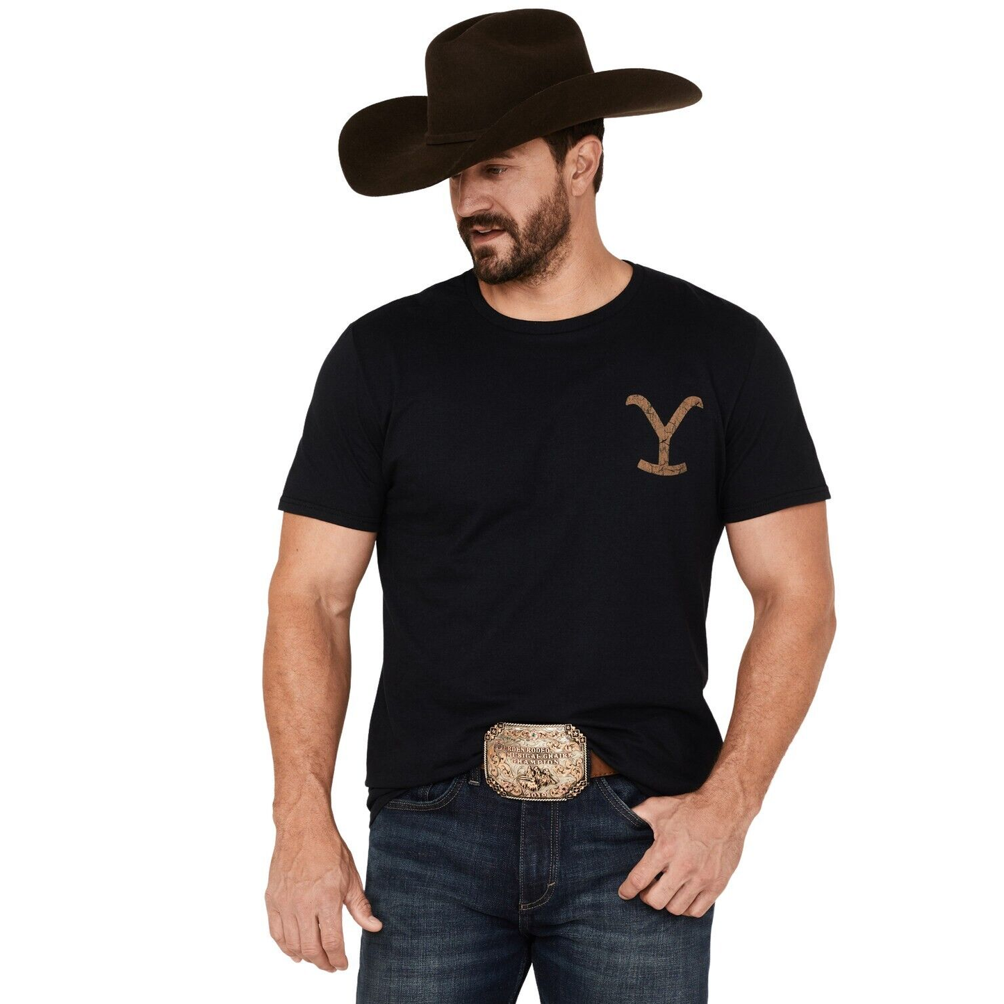 Yellowstone® Men's "My Land My Rules" Navy Graphic T-Shirt 66-331-239