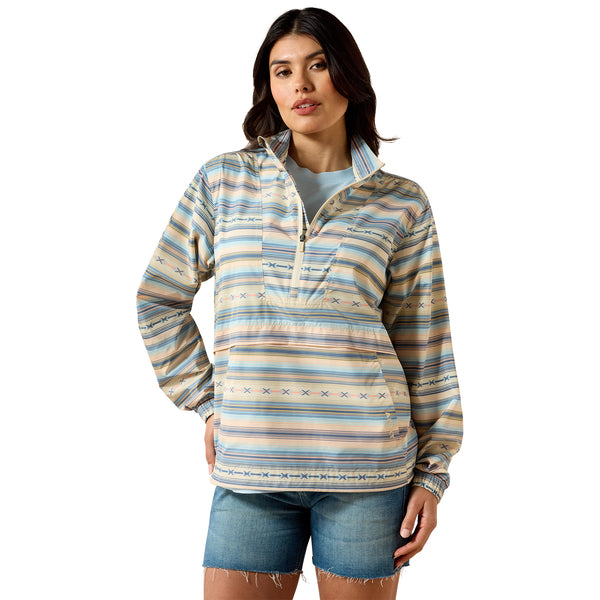 Ariat Ladies Whisper Sunset Serape Stripe Pullover Jacket 10071266