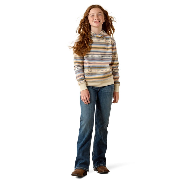 Ariat Youth Girls 2.0 Multicolor Serape Hoodie 10071275