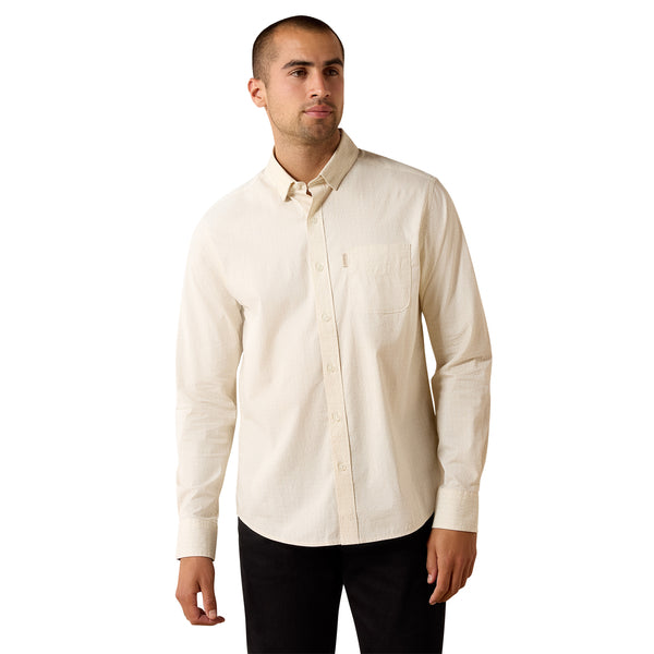 Ariat Men's Max Sandshell Geo Draw Print Modern Fit Shirt 10072729