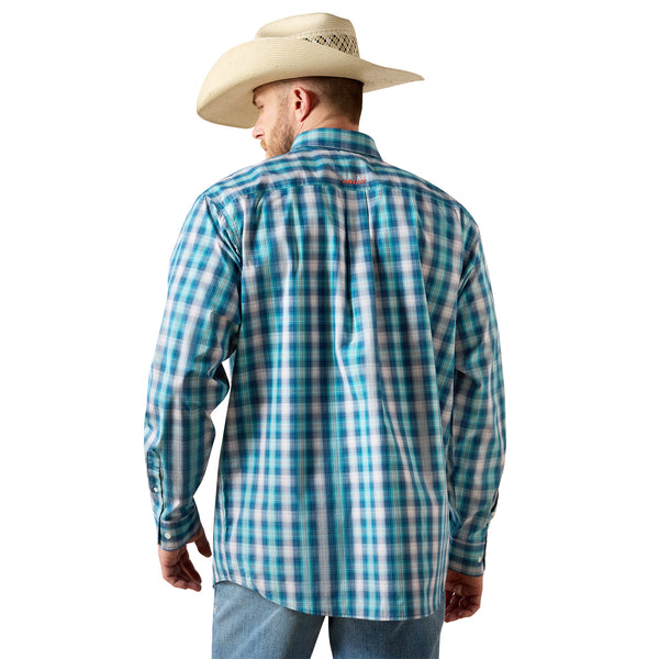 Ariat Men's Pro Series James White Plaid Classic Fit Shirt 10071086