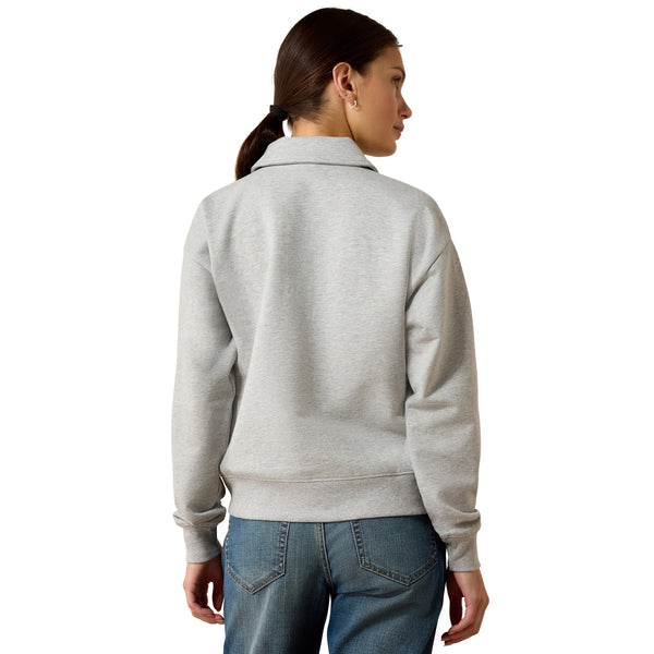 Ariat Ladie's Lovett Heather Grey Sweatshirt 10071228