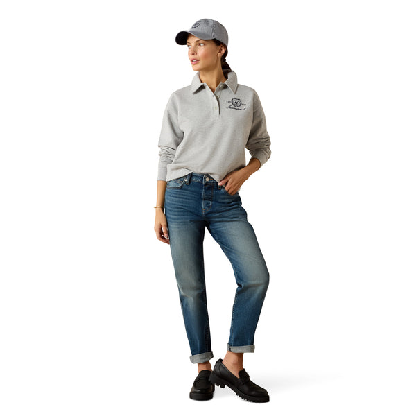 Ariat Ladie's Lovett Heather Grey Sweatshirt 10071228