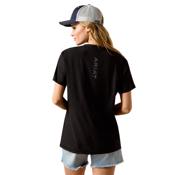 Ariat Ladies Laguna Logo Black Shirt 10071251