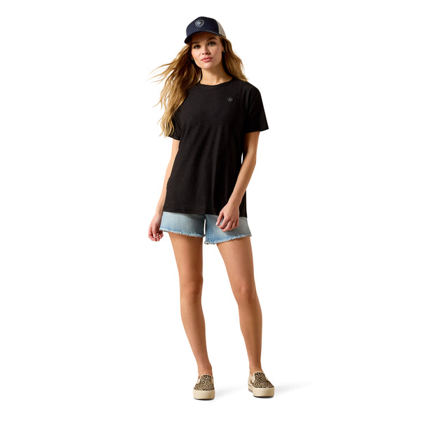 Ariat Ladies Laguna Logo Black Shirt 10071251