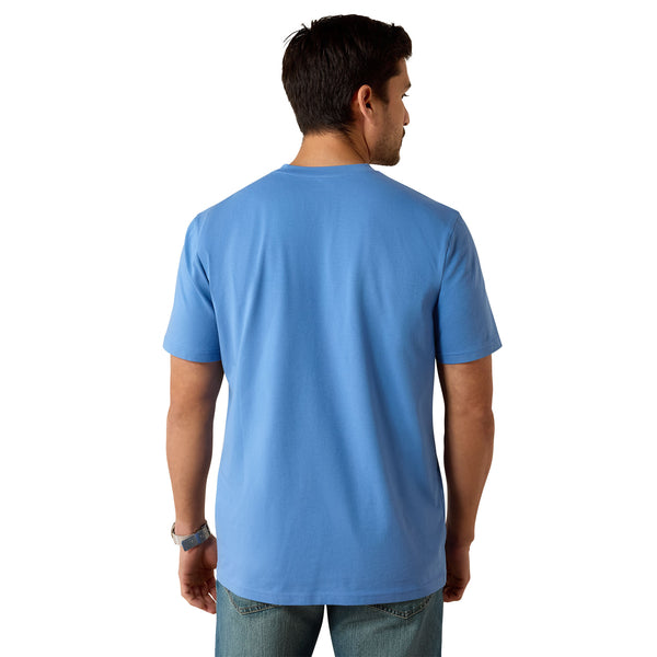 Ariat Men's Vertical Screen Printed Logo Riviera T-Shirt 10071349