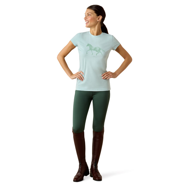Ariat Ladies Subtle Stride Starlight Blue T-Shirt 10071357