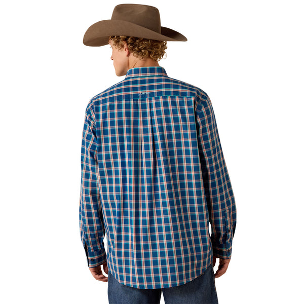 Ariat Men's Pro Series Jackson Poseidon Plaid Classic Fit Shirt 10071587