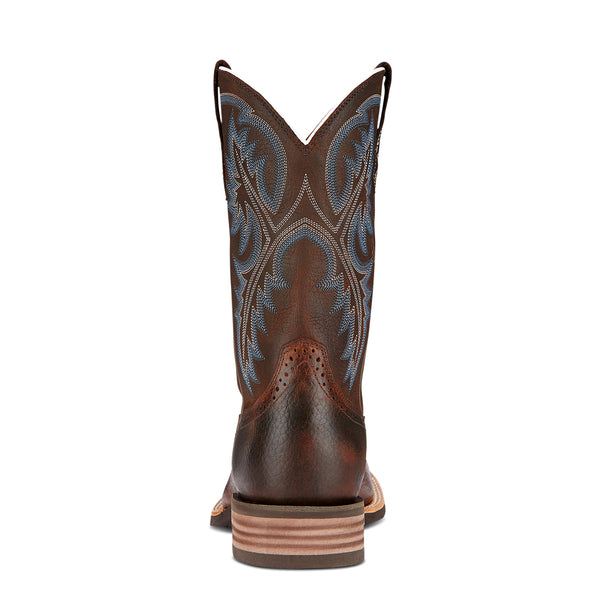 Ariat Men's Quickdraw Brown Oiled Rowdy Western Boot 10006714
