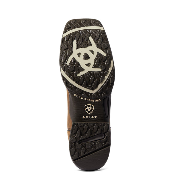 Ariat Ladies Anthem Shortie Waterproof Brown Western Boot 10038428