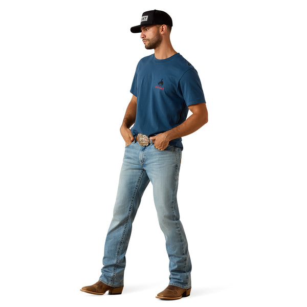 Ariat Men's Flag Bronco Graphic Key Largo T-Shirt 10071192
