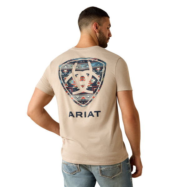 Ariat Men's Sandstone Brindle Heather Shield Classic Fit T-Shirt 10062921