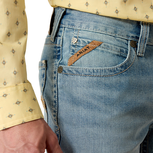 Ariat Men's M4 Relaxed Gus Kayne Boot Cut Denim Jeans 10072948