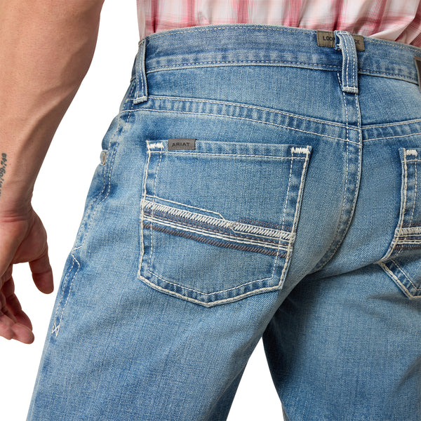 Ariat Men's M2 Traditional Relaxed Rory Flynn Wash Boot Cut Denim Jeans 10073109