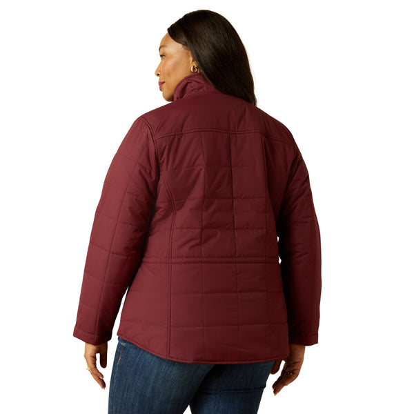 Ariat Ladies Real Crius Windsor Wine Insulated Jacket 10062551