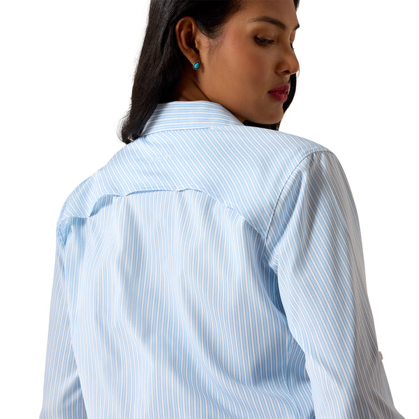Ariat Ladies VentTEK Nantucket Breeze Railroad Stripe Shirt 10071140
