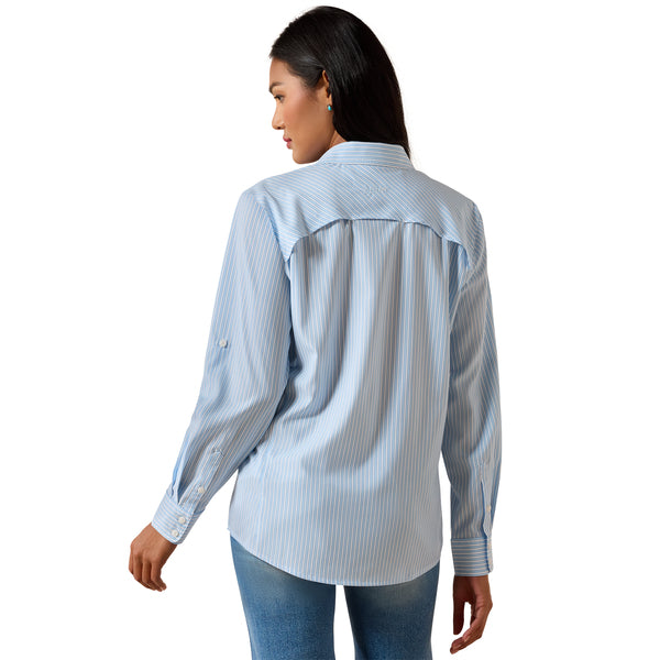 Ariat Ladies VentTEK Nantucket Breeze Railroad Stripe Shirt 10071140