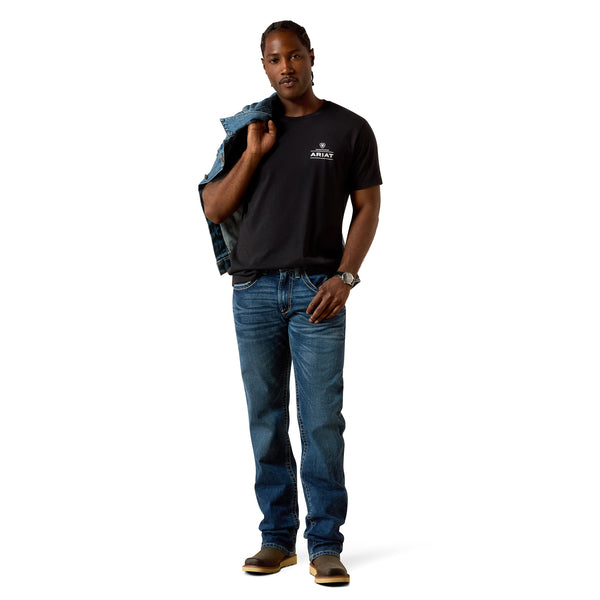 Ariat Men's Multichronos Black Classic Fit T-Shirt 10060919