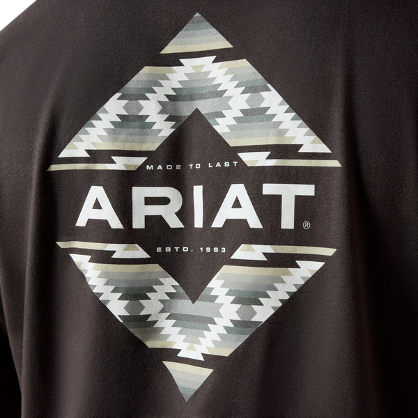 Ariat Men's Diamond Canyon Vintage Black T-Shirt 10061561