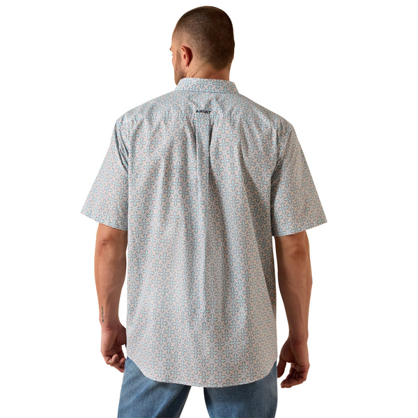 Ariat Men's Pier Blue Elixir Southwest Print Classic Fit Shirt 10071730