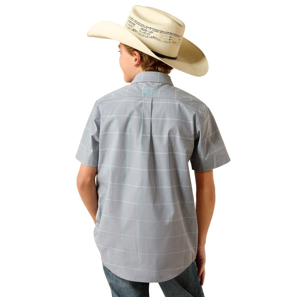 Ariat Youth Boy's Pro Series Percie Excalibur Plaid Shirt 10071620