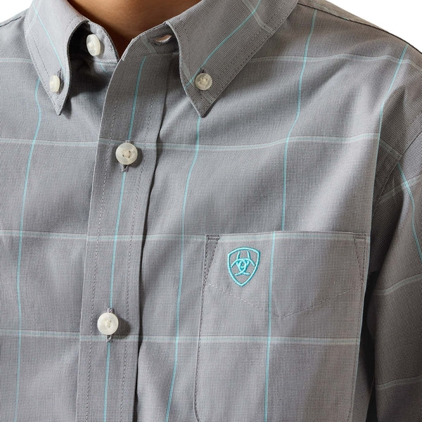 Ariat Youth Boy's Pro Series Percie Excalibur Plaid Shirt 10071620