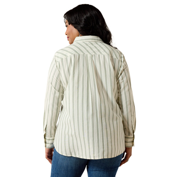 Ariat Ladies REAL Sea Stripe Billie Jean Button Down Shirt 10071523