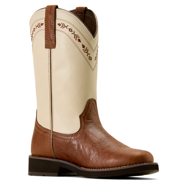 Ariat Ladies Kearny Beasty Brown Round Toe Western Boot 10074353