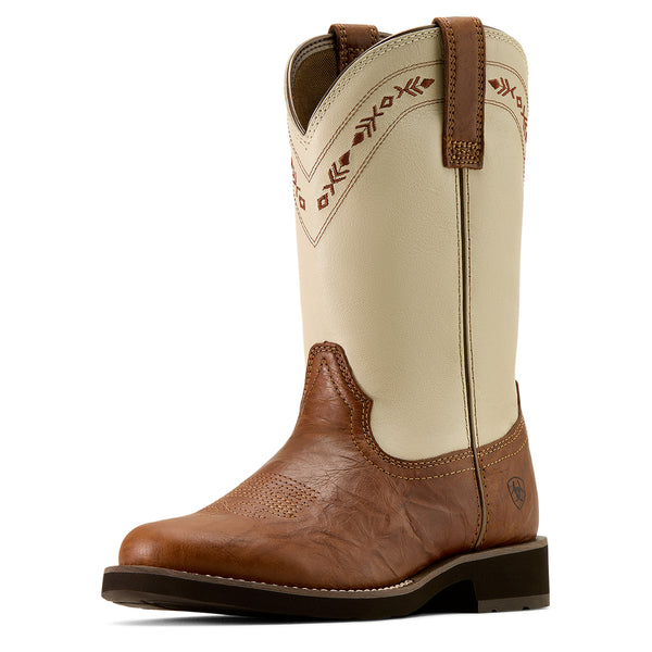 Ariat Ladies Kearny Beasty Brown Round Toe Western Boot 10074353
