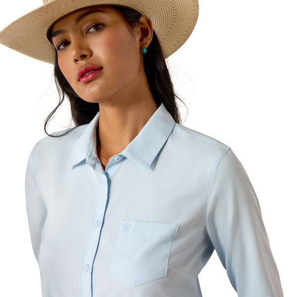 Ariat Ladies Kirby Pro Nantucket Breeze Button Down Shirt 10071466