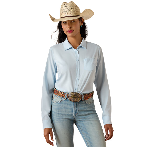 Ariat Ladies Kirby Pro Nantucket Breeze Button Down Shirt 10071466