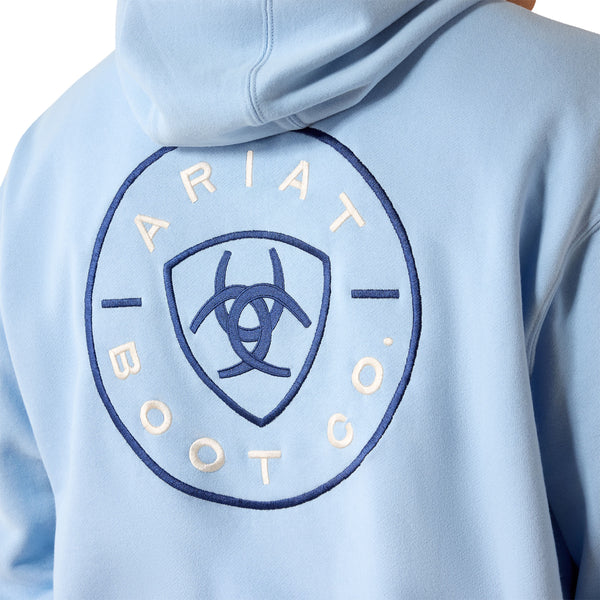 Ariat Men's Clean Seal Soft Chambray Fleece Hoodie 10074911