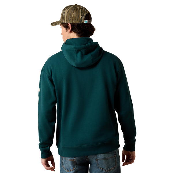 Ariat Men's Logo Sea Moss Hoodie 10080638