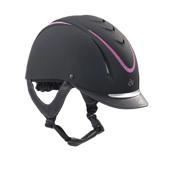 Ovation Z-6 Glitz Helmet Black/Black/Pink