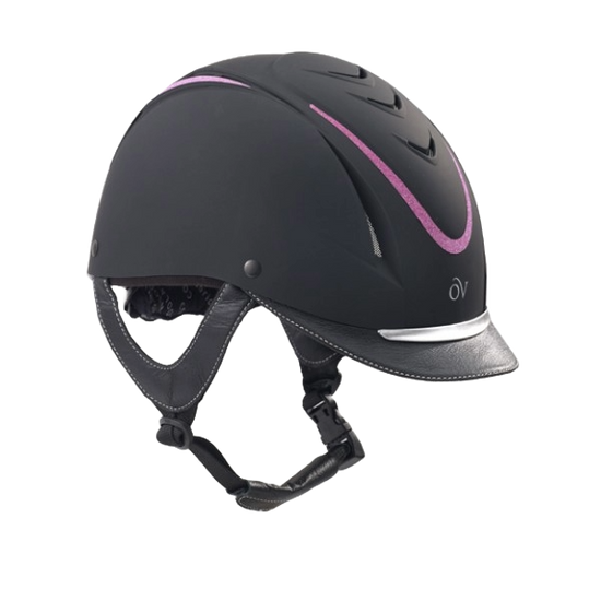 Ovation Z-6 Glitz Helmet Black/Black/Pink