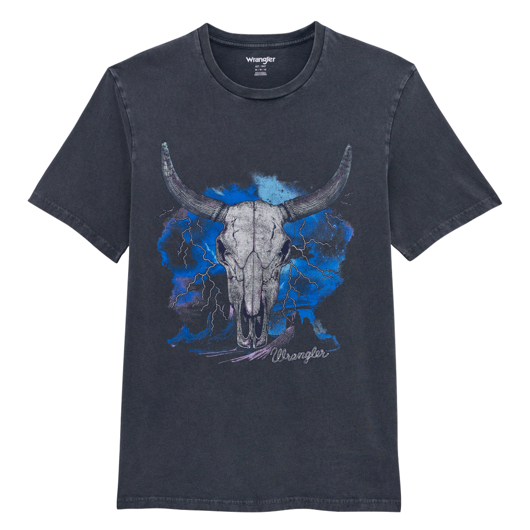 Wrangler Men's Black Beauty Longhorn Graphic T-Shirt 112383937