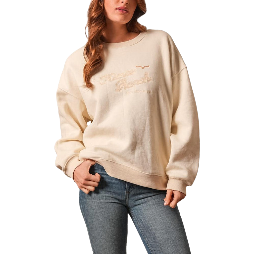 Kimes Ranch Ladies Solana Natural Cream Pullover WSW0000025-BE006
