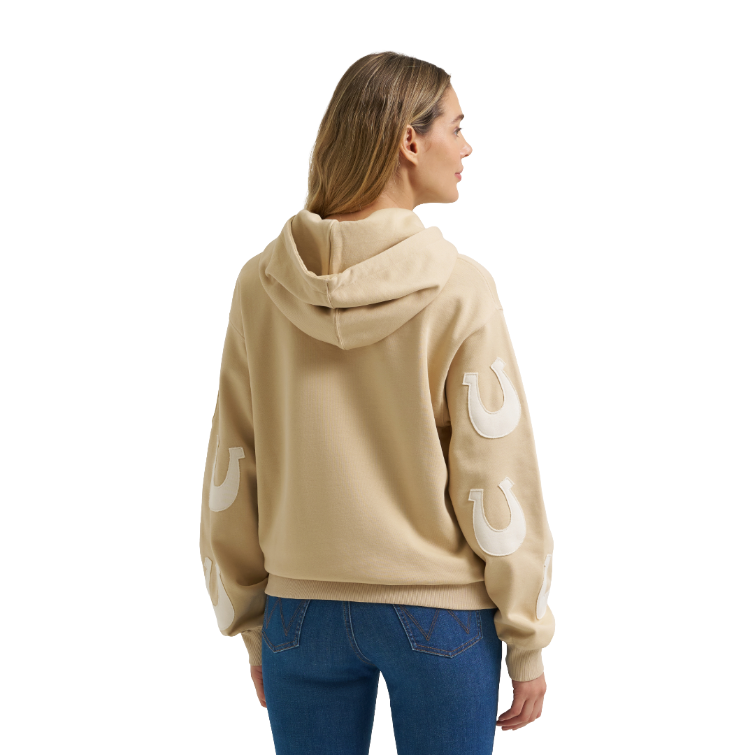 Wrangler Ladies Western Pebble Showoff Pullover Hoodie 112383983