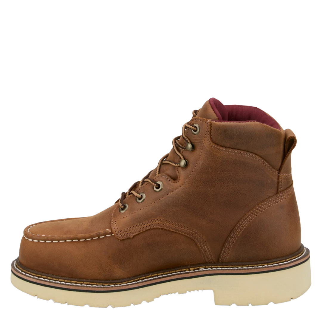 Justin Men's  Akron Homeland Brown Leather Work Boot HL263