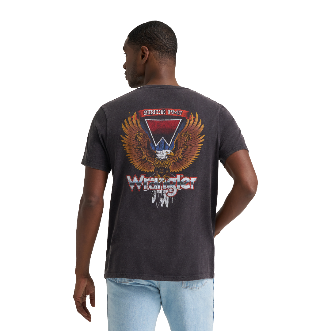 Wrangler Men's Black Beauty Logo Graphic T-Shirt 112383934
