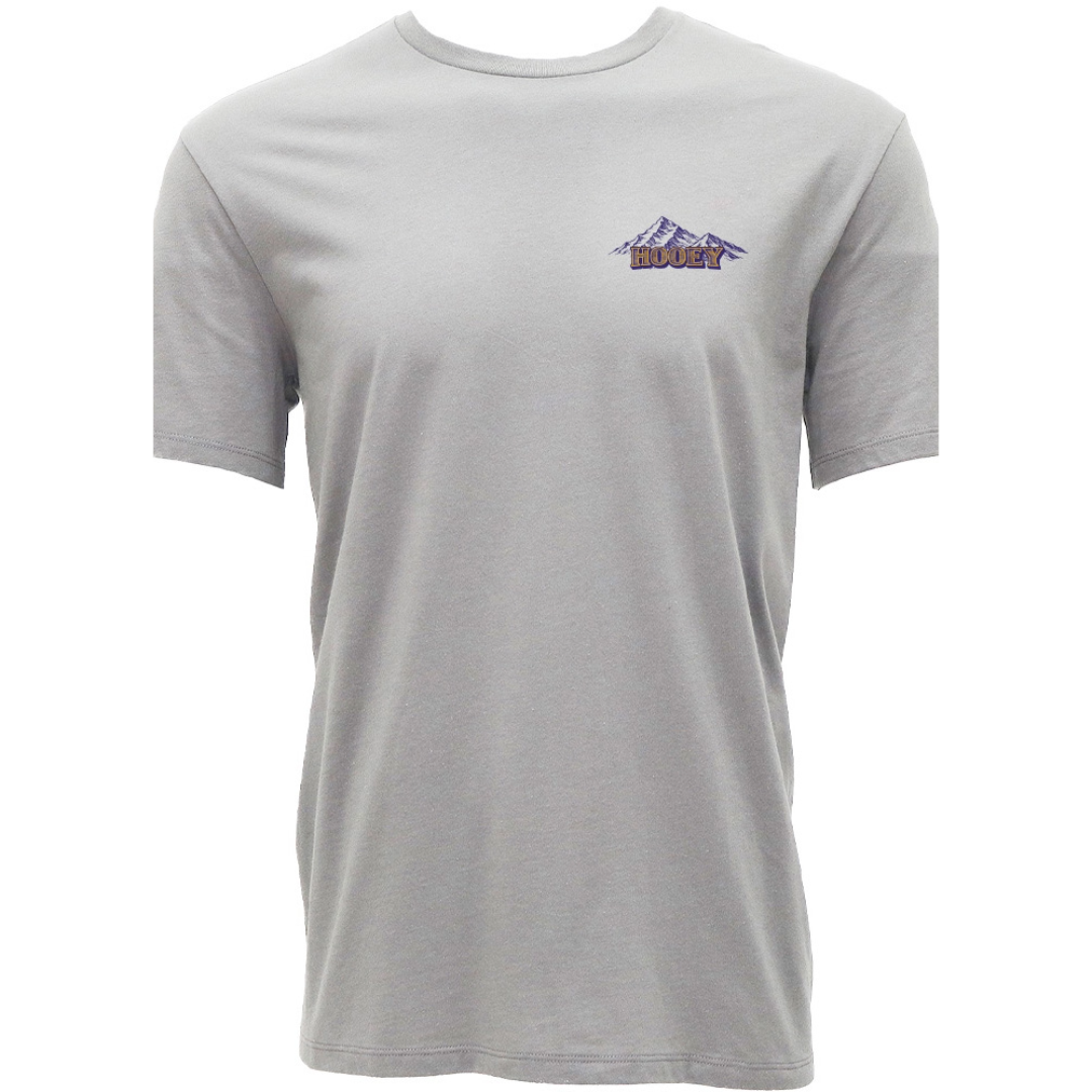 Hooey Men's Wild 'n Woolly Grey Graphic T-Shirt HT2738GY