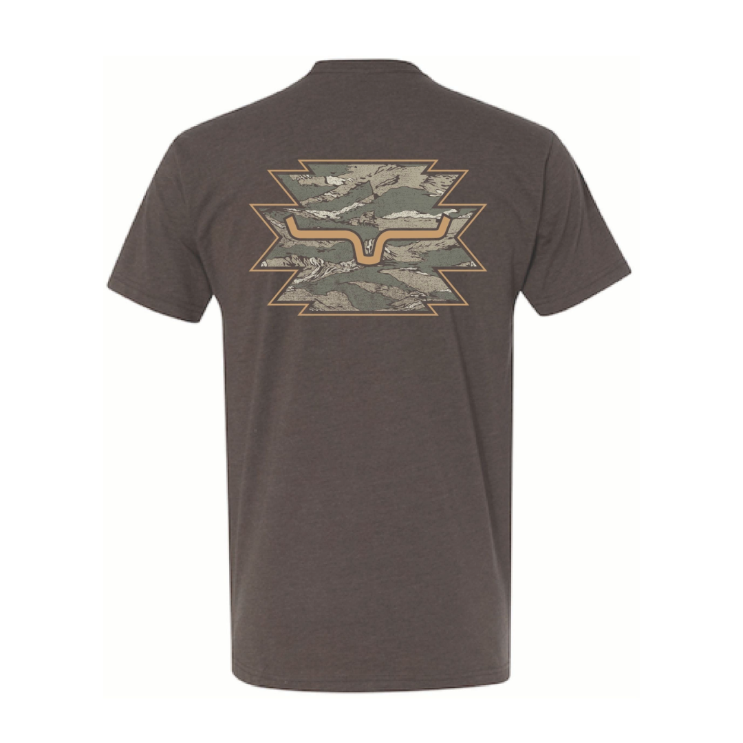 Kimes Ranch Men's Tiger Camo Espresso Brown T-Shirt MSH0000257-BN004