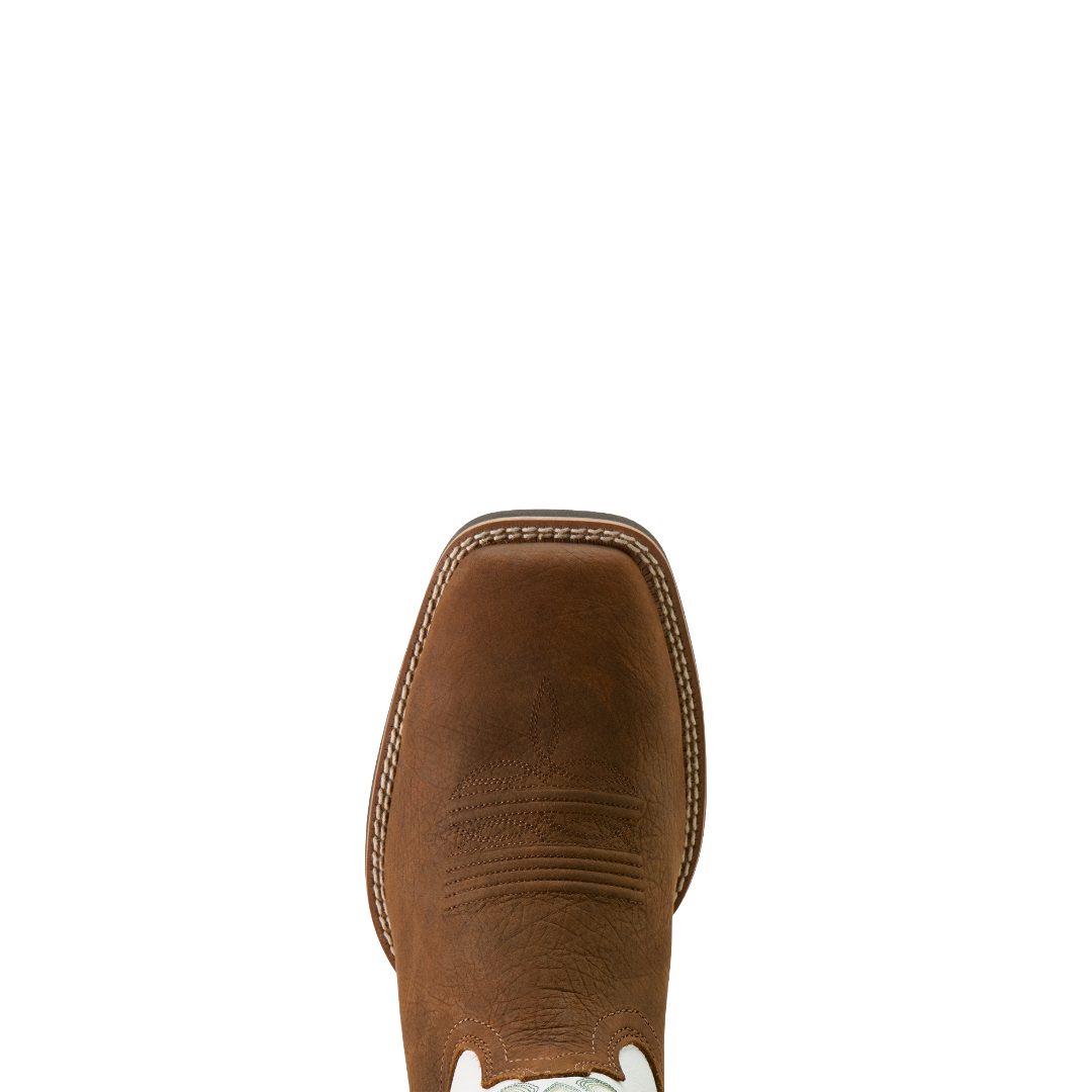 Ariat Men's Ricochet Mustang Brown Wide Square Toe Western Boot 10063922