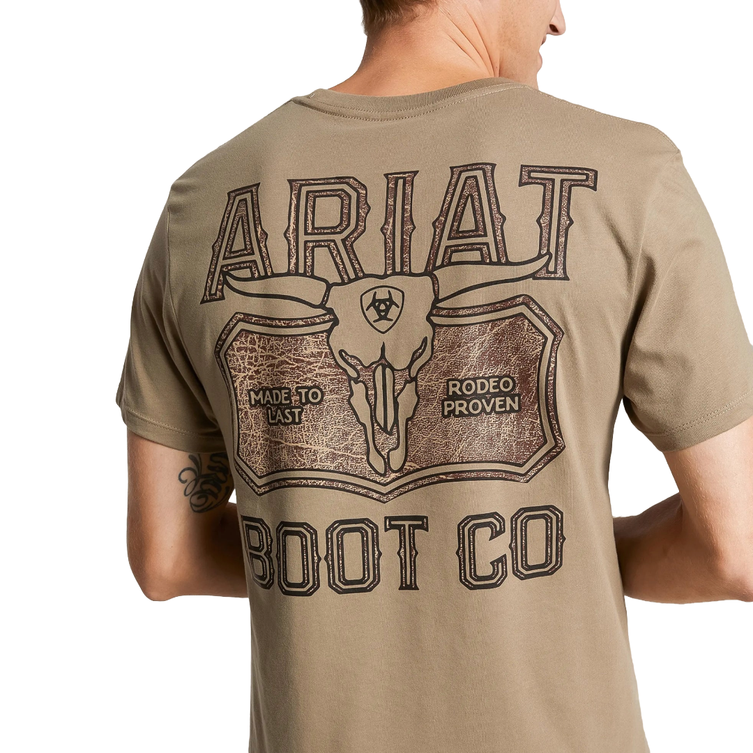Ariat Men's Steer Lockup Fallen Rock T-Shirt 10082622