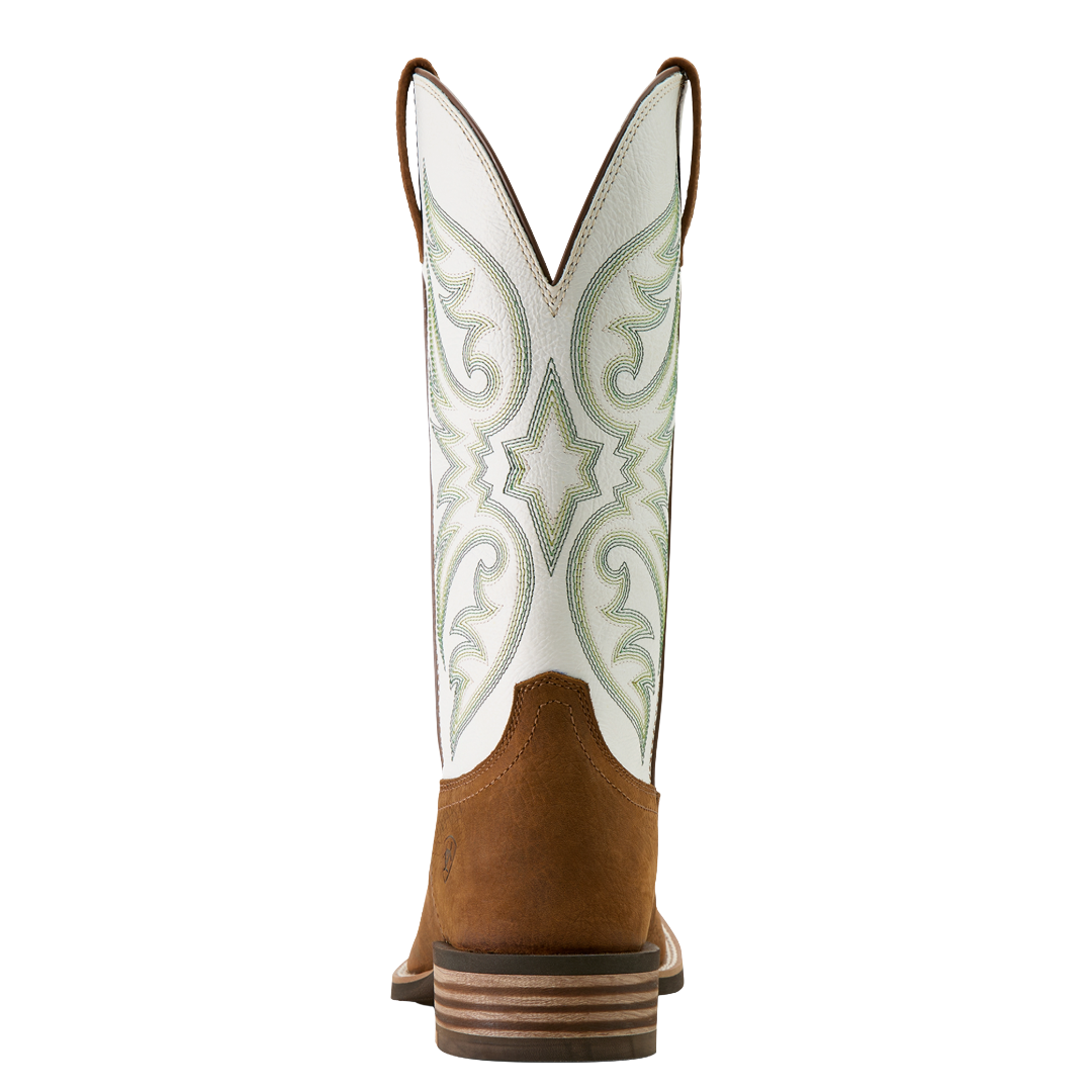 Ariat Men's Ricochet Mustang Brown Wide Square Toe Western Boot 10063922