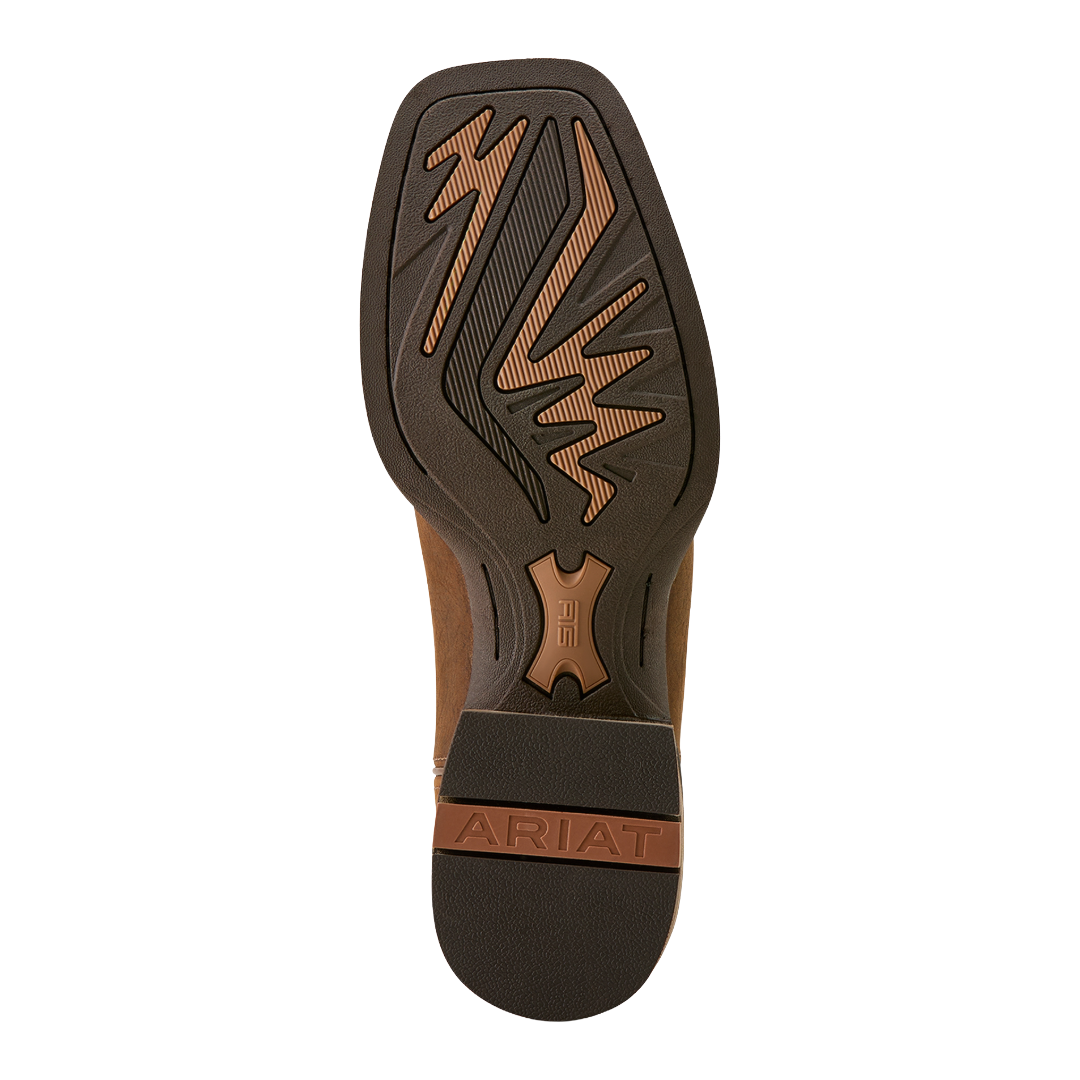 Ariat Men's Ricochet Mustang Brown Wide Square Toe Western Boot 10063922