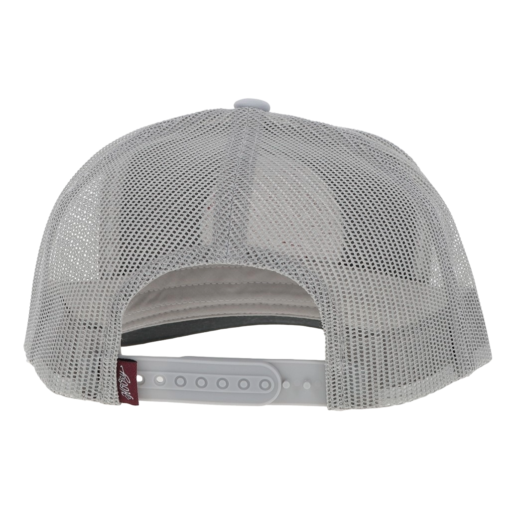 Hooey Men's Music Graphic Grey & Red Trucker Cap 2440T-GY