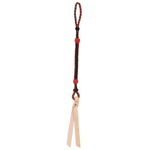 Weaver Braided Quirt 29" Black/Red